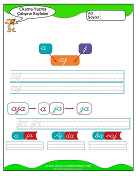 ğvfj Grubu Çalışma Sayfaları